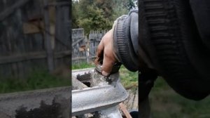 Разборка старых чугунных радиаторов отопления