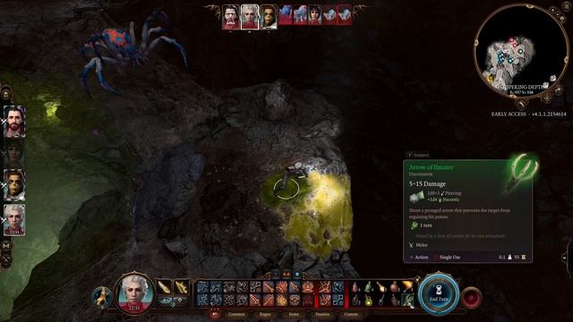 Phase Spider Matriarch Boss Fight (Whispering Depths) - Baldur's Gate 3 смотреть онлайн