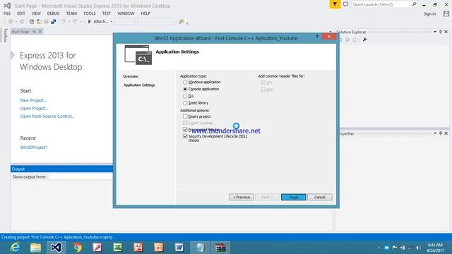 How to compile and run C++ in Visual Studio 2013 Express for Windows Desktop смотреть онлайн
