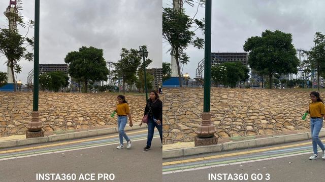 Insta360 Ace Pro Vs Insta360 Go 3 low light Camera Test смотреть онлайн