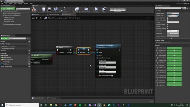 How To Pick Up And Drop Items | Hold Items In Hand - Unreal Engine Tutorial смотреть онлайн
