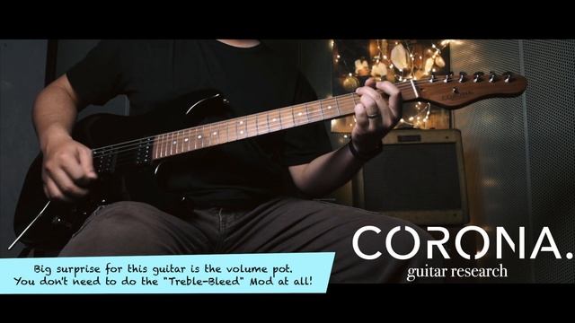 Corona Modern Plus 24F HH Toasted Maple Neck Guitar. Full Review by Jimmy Lin (No Talking) смотреть онлайн