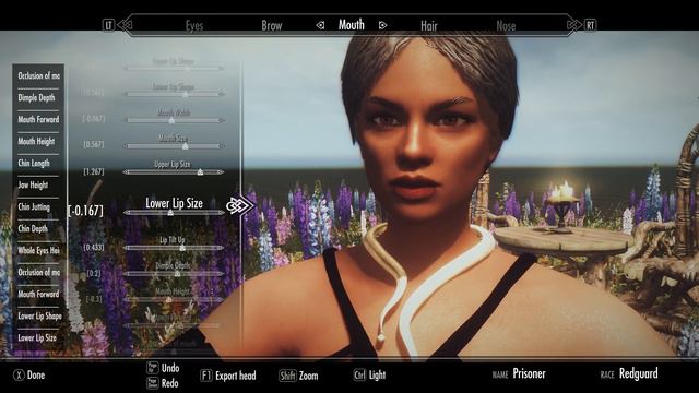 Skyrim Character Creation 【Redguard Female】