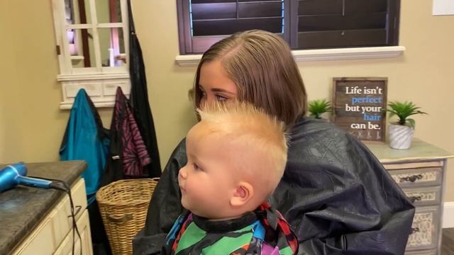 Haircut On 1 Year Old Granger | First Haircut
