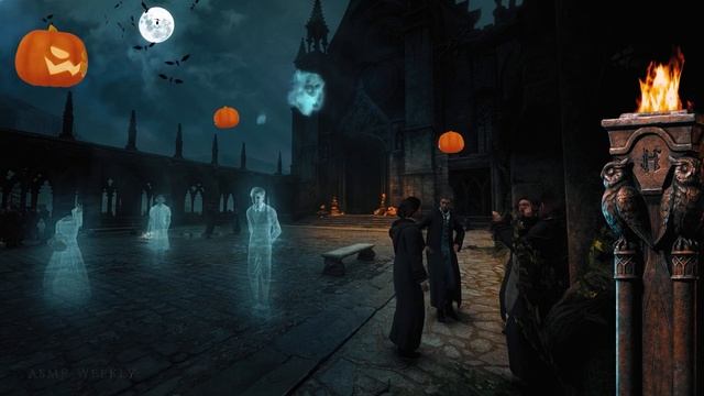 ⋆ ˚｡?Wizarding Halloween?Hogwarts & Hogsmeade?Music & Ambience ⛧ Harry Potter Inspired ?｡˚⋆