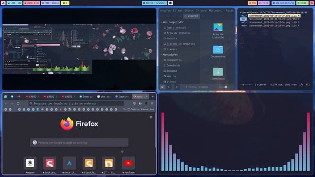 My Arch linux Wayland with Hyprland. смотреть онлайн
