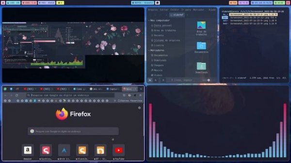My Arch linux Wayland with Hyprland.