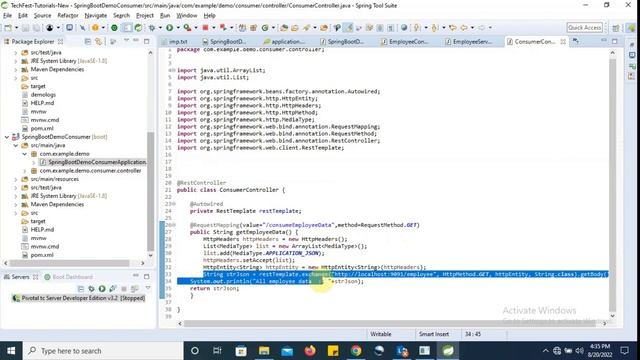 Springboot Consume Rest API смотреть онлайн