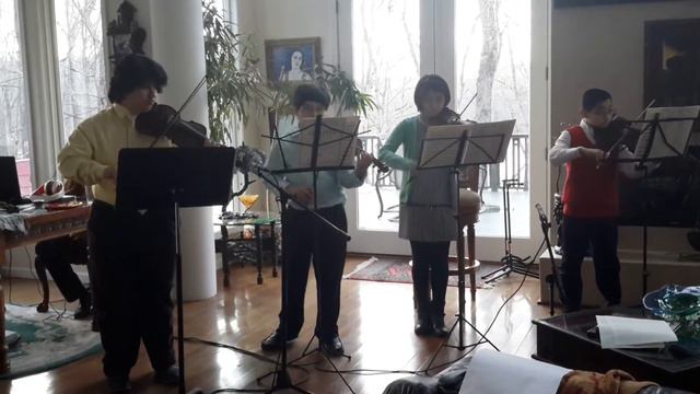 Four Violins in B minor Mvt 3 by Vivaldi_정민서 외 3인 смотреть онлайн