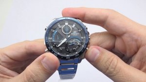 How to set time on Casio Edifice ECB-900DB-1BER 4K