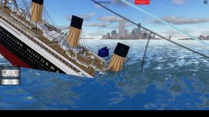 Titanic sinks in roblox | Титаник тонет в роблоксе