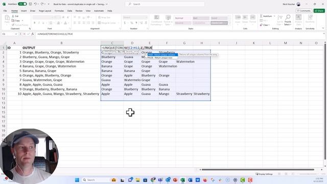 Viewer Question! ?♂️ How to Remove Duplicates from a Single Cell in Excel ?[EXCEL TIPS!] смотреть онлайн