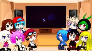 Fandoms react to Sonic vs Majin Sonic