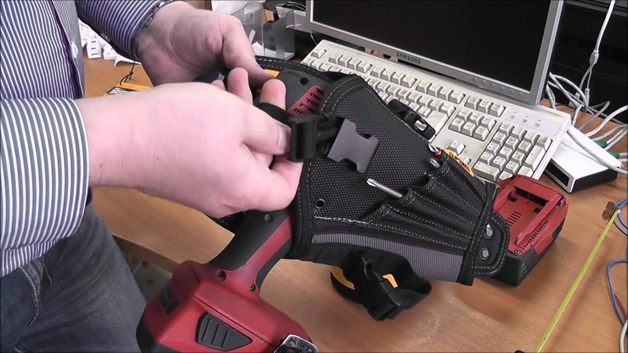 TOUGHBUILT аммуниция. Кобура для дрели. смотреть онлайн