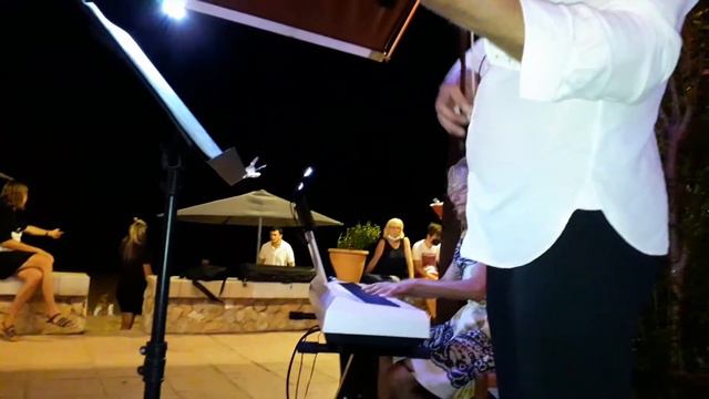 Concert of classical music-2. Bar "Punta Garbi". Fenals beach. Lloret de Mar. August 13, 2021. смотреть онлайн