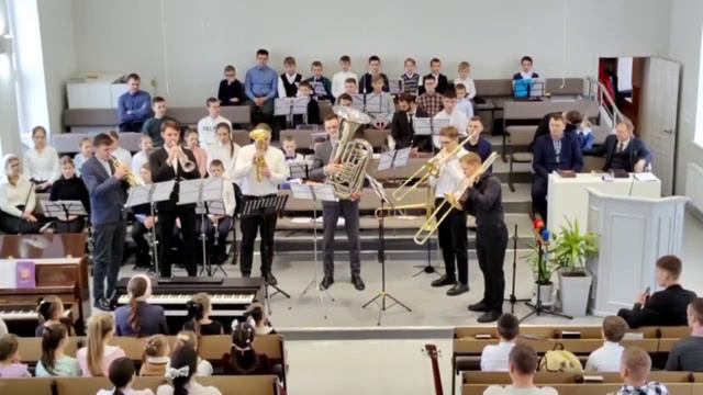 Музыка "Merry Christmas"Духовой ансамбль смотреть онлайн