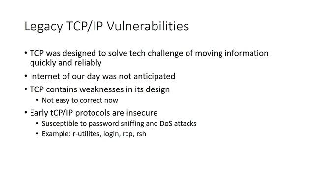 Legacy TCP/IP Vulnerabilities --1✔️ смотреть онлайн