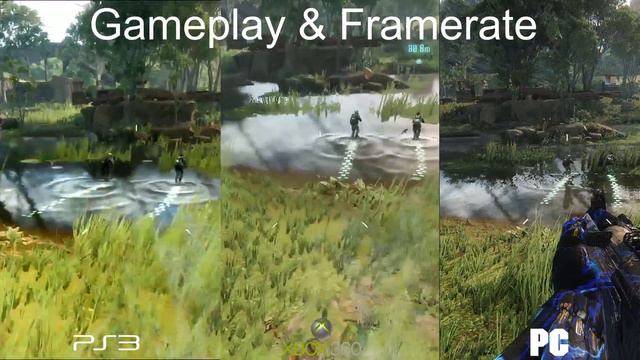 Crysis 3 - PS3 vs Xbox 360 vs PC смотреть онлайн