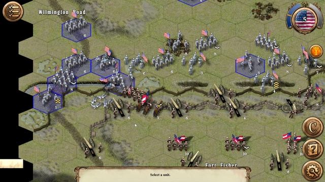 Civil War 1865 - Content Review & Gameplay - Hex Strategy смотреть онлайн