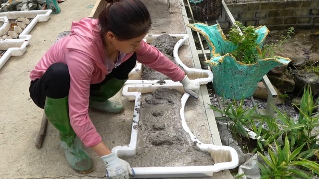 Father and son made concrete fence posts, cleaned the farm - 3 years of living in the forest смотреть онлайн