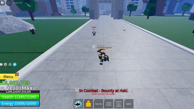 Blox Fruits|Shankman karate + Hallow Scythe Combo|King218 смотреть онлайн