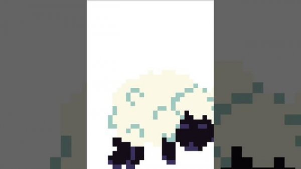 Спящая Овечка #art #shorts #short #cute #animals #draw #drawing #dark #nature #fluffy