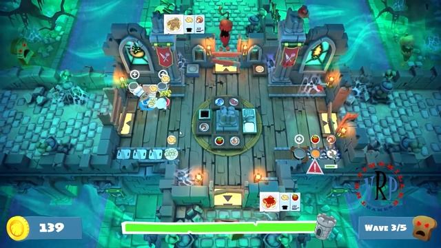 Overcooked 2 - Horde 6 - Night of the Hangry Horde - Co-op Gameplay смотреть онлайн