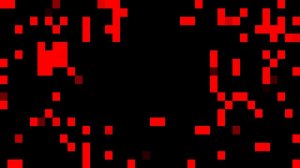 Красный пиксельный видеофон, футаж / background, futage red pixel
