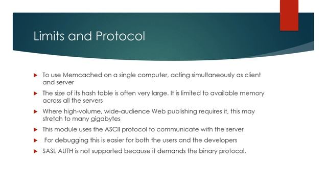 Guide to MemCached смотреть онлайн