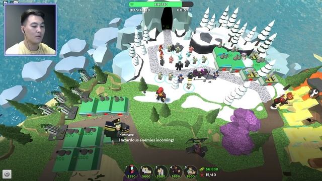 240 МИЛИТАНТОВ ПРОТИВ ПАДШЕГО | TOWER DEFENSE SIMULATOR ROBLOX TDS | ТДС РОБЛОКС смотреть онлайн