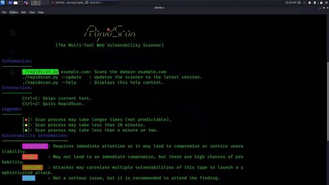 RapidScan - The Multi-Tool Web Vulnerability Scanner || In Hindi||codewithpradhan || смотреть онлайн