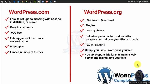 WordPress training 2016 | Introduction to WordPress | WordPress.org vs Wordpress.com | Lesson 01 смотреть онлайн