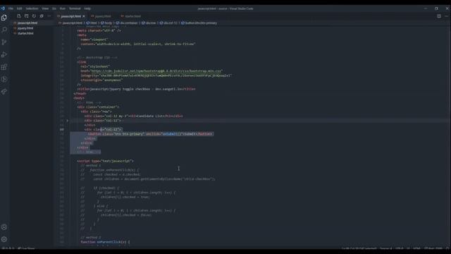 Javascript - Check all checkboxes using jquery and javascript смотреть онлайн