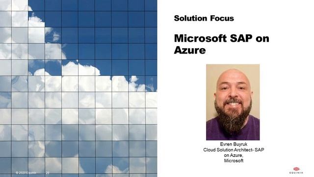 Enterprise Network Optimization – How Equinix Speeds SAP on Microsoft Azure смотреть онлайн