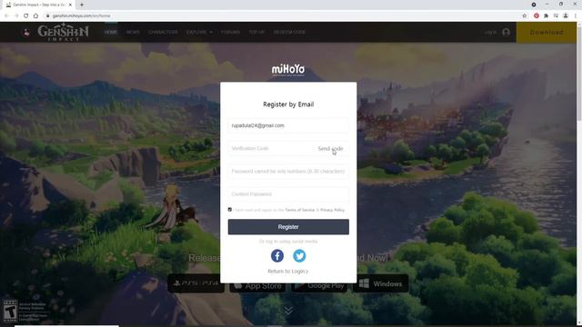How To Create Genshin Impact Account | Create Mihoyo Account
