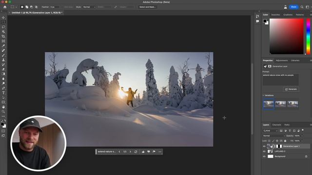 How to turn Portrait Photos into Landscape - Ai Generative Fill смотреть онлайн