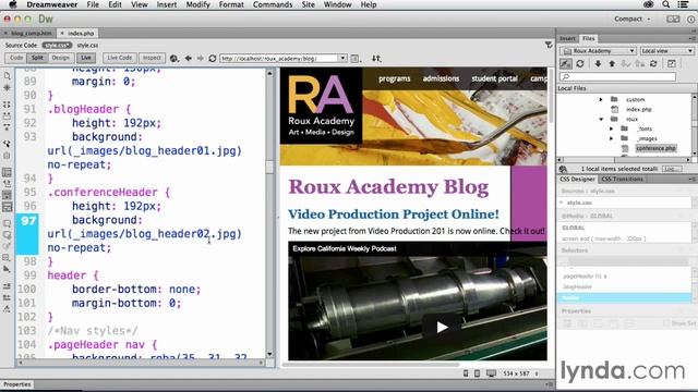 Dreamweaver CC and Wordpress Tutorial #34 Changing headers by category смотреть онлайн
