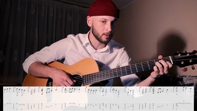 ВІДЕОРОЗБІР «Ой у лузі червона калина» +ТАБИ | Фінгерстайл | [частина 2] смотреть онлайн