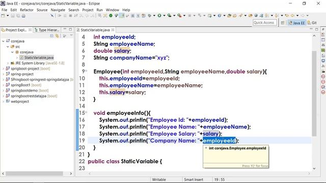 Static Variable Rule-1 in Java || Java in Telugu смотреть онлайн