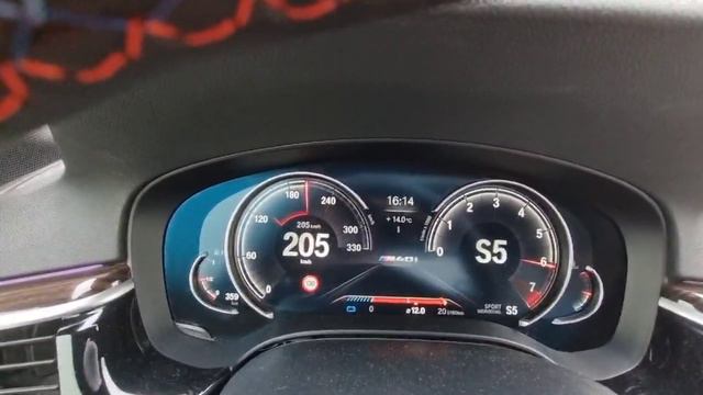 BMW 540i G30 B58 MHD stage 1 0-100 смотреть онлайн