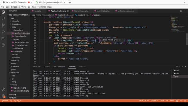 Neo Face Recognition Biznet GIO untuk Login dengan Wajah di Laravel (PHP) смотреть онлайн