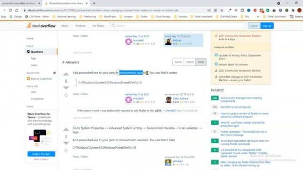 error: PowerShell executable not found either pwsh.exe or PowerShell must be in your path
