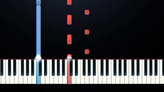 Undertale - Papyrus Theme Song - Bonetrousle (SLOW EASY PIANO TUTORIAL) смотреть онлайн