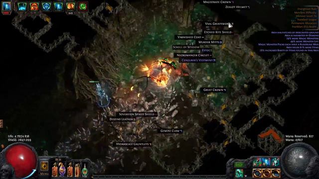 PoE 2.0 Shadow Overgrow Ruin 79lvl map Critical Ethereal Knives смотреть онлайн