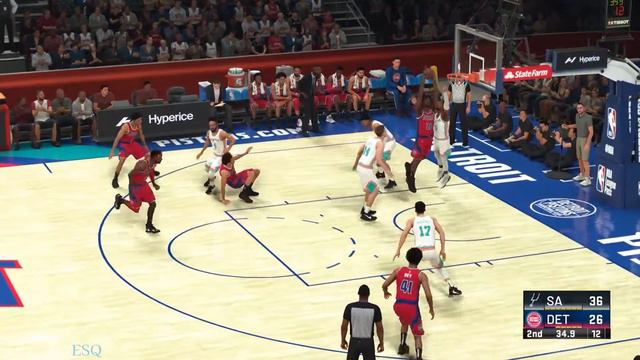 NBA 2K22 | SPURS vs PISTONS смотреть онлайн