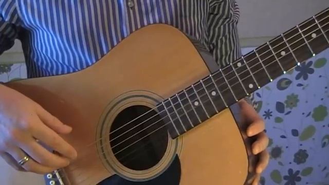 Настройка пятой (5) струны гитары - нота Ля (A) смотреть онлайн