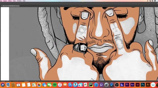 RIP Mac Miller Cartoon Tribute ( Adobe Illustrator ) смотреть онлайн