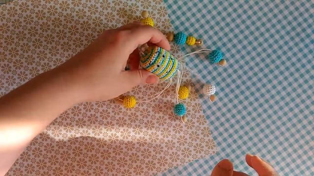 Слингобусы, вязаные погремушки-прорезыватели. Обзор. Вязание крючком. смотреть онлайн