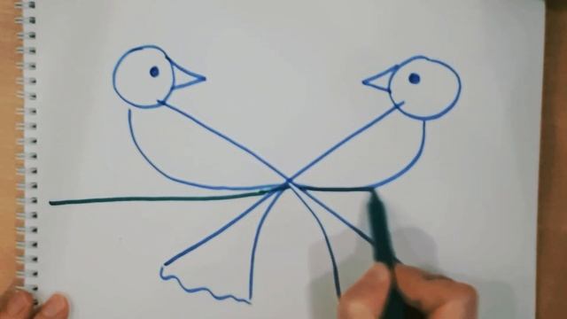 Как легко нарисовать птичек смотреть онлайн