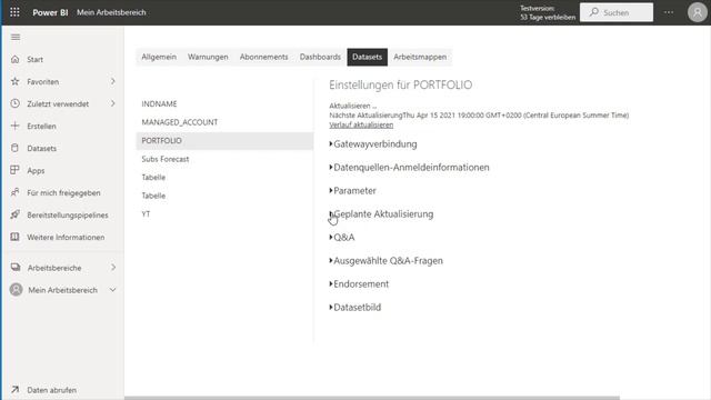 Power BI Dataset Zeitpläne смотреть онлайн